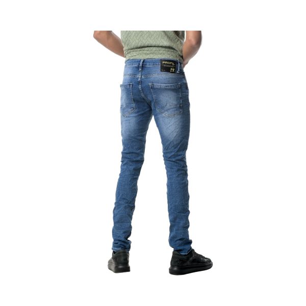 Profil Jeans 720 Ανδρικό Τζίν Παντελόνι σε Στενή Γραμμή Μπλέ 5