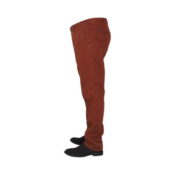 Sunwill 425129-8220-780 Ανδρικό Βαμβακερό Παντελόνι Chinos Modern Fit Ταμπά 4