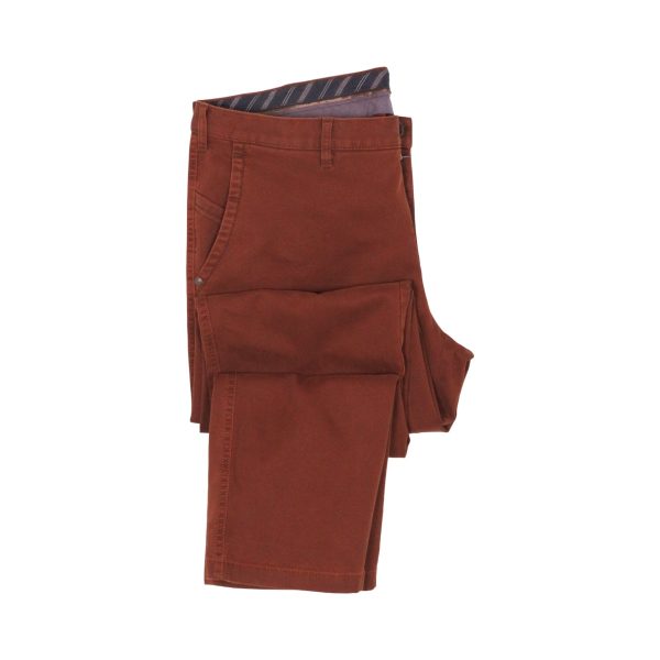 Sunwill 425129-8220-780 Ανδρικό Βαμβακερό Παντελόνι Chinos Modern Fit Ταμπά 8