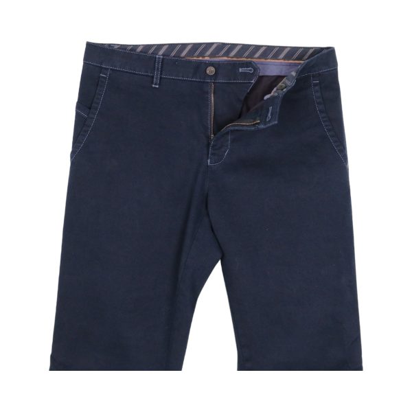 Sunwill 425129-8220-410 Ανδρικό Παντελόνι chinos Modern Fit Βαμβακερό Μπλέ 10