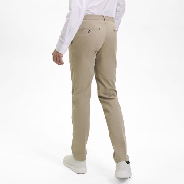 Sunwill 22317-7752-360 Ανδρικό Βαμβακερό Παντελόνι Regular Fit Μπεζ Σκούρο 6