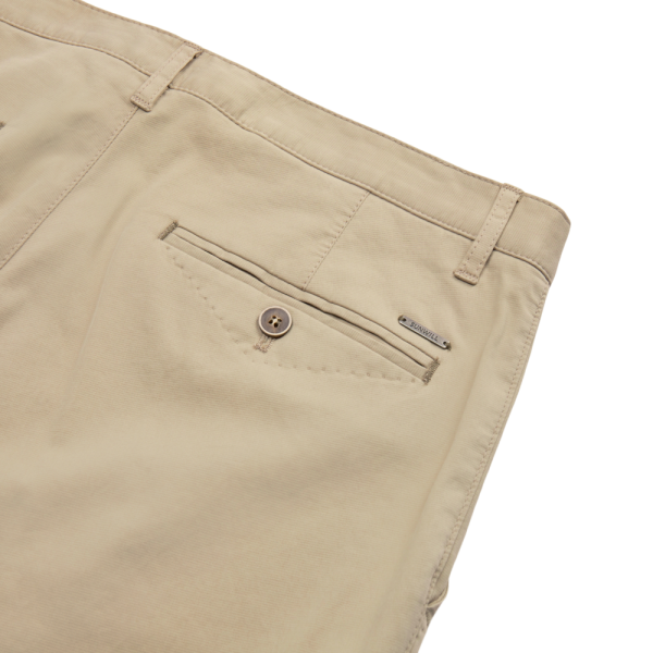Sunwill 22317-7752-360 Ανδρικό Βαμβακερό Παντελόνι Regular Fit Μπεζ Σκούρο 7