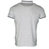 Privato New Mentality A9155-2 Ανδρική Βαμβακερή Μπλούζα με Γιακά Σε Στενή Γραμμή Λευκό 9