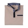 Privato New Mentality A9151-1 Ανδρική Βαμβακερή Μπλούζα Σε Στενή Γραμμή Μπέζ 13