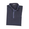 Privato New Mentality D9257-3 Ανδρικό Βαμβακερό Μπλουζάκι Μάο Σε Στενή Γραμμή Μπλέ 12