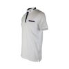 Privato New Mentality D9257-1 Ανδρικό Βαμβακερό Μπλουζάκι Μάο Σε Στενή Γραμμή Λευκό 11