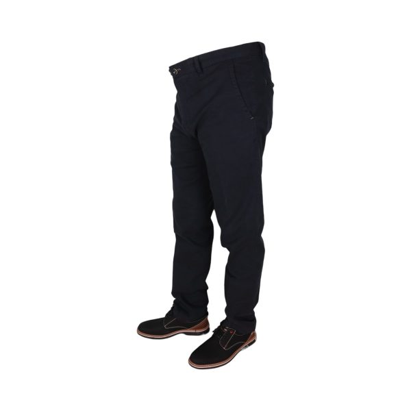 SUNWILL 125127-8113-405 Ανδρικό Παντελόνι Βαμβακερό Chinos Modern Fit Μπλε Σκούρο 5