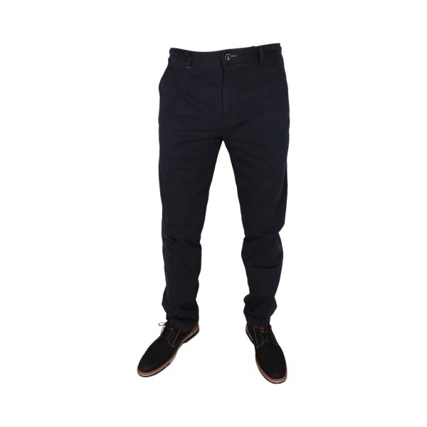SUNWILL 125127-8113-405 Ανδρικό Παντελόνι Βαμβακερό Chinos Modern Fit Μπλε Σκούρο 3