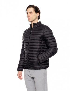 Splendid 51-201-011  Ανδρικό Ultra Light Πανωφόρι Με Γιακά Μαύρο