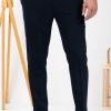 Vittorio 500-24-DIVERSO Ανδρικό Παντελόνι slim fit Με Ρεβέρ Μπλέ 2