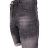 MAGAN JEANS Y0224 Ανδρική Βερμούδα Ελαστική Τζιν Μαύρη 9