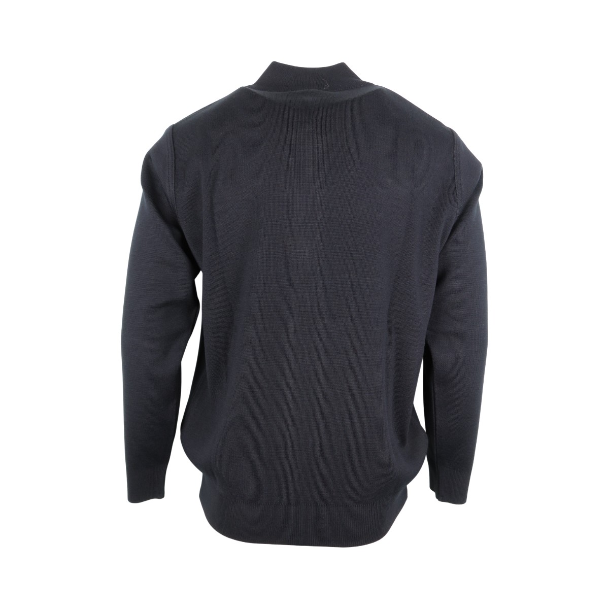 IMG_4620 UNIQUE 770 Ανδρική Πλεκτή Ζακέτα Δίπλακη Σε Κανονική Γραμμή Με Μαλλί Μερινός Μπλε 7