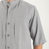 Vittorio 300-25-CAPRI Grey Ανδρικό Overshirt Τύπου Σαφάρι Γκρί 19