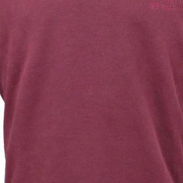 Everbest FW 1663 Ανδρικό Μπλουζάκι Μπορντό 6
