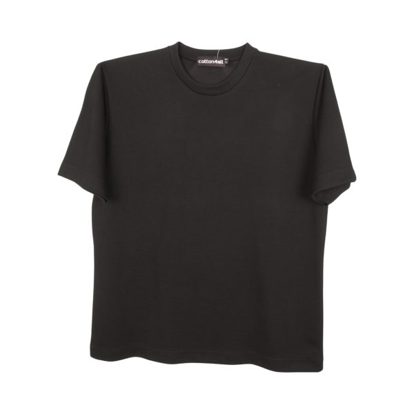 Cotton 4all 25-240-25-263-1 Ανδρικό Σετ Oversize Με Βερμούδα Μαύρο 3