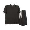 Cotton 4all 25-240-25-263-1 Ανδρικό Σετ Oversize Με Βερμούδα Μαύρο 1
