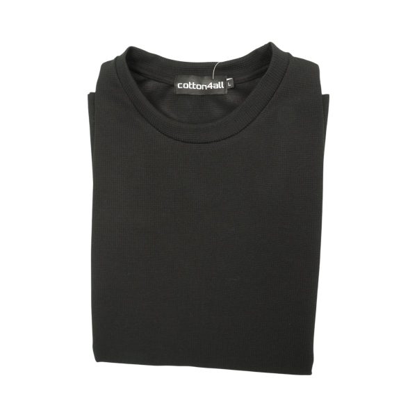 Cotton 4all 25-240-25-263-1 Ανδρικό Σετ Oversize Με Βερμούδα Μαύρο 6
