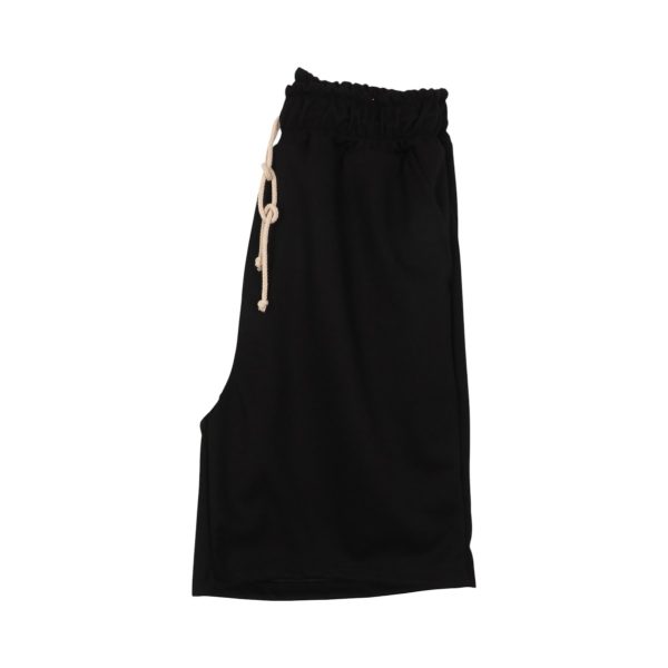 Cotton 4all 25-240-25-263-1 Ανδρικό Σετ Oversize Με Βερμούδα Μαύρο 9