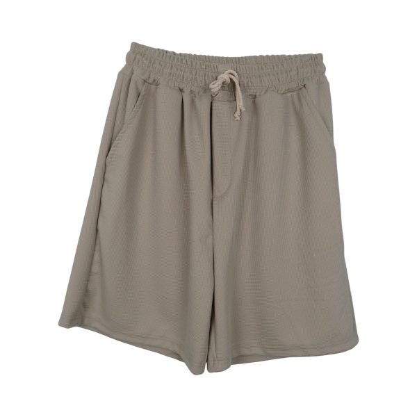 Cotton 4all 25-240-25-263 Ανδρικό Σετ Oversize Με Βερμούδα Μπέζ 10