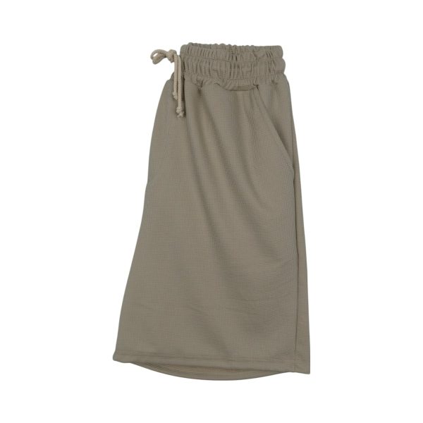 Cotton 4all 25-240-25-263 Ανδρικό Σετ Oversize Με Βερμούδα Μπέζ 8