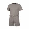 Cotton 4all 25-240-25-263 Ανδρικό Σετ Oversize Με Βερμούδα Μπέζ 1