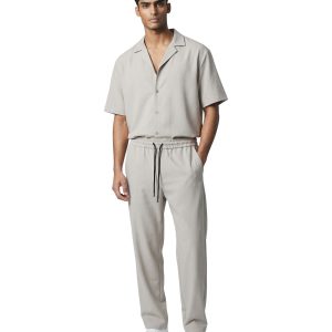 Privato Roberto Gianino b2038-2 Σετ Ανδρικό Σε Κανονική Γραμμή Γκρί Ανοιχτό