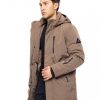 Biston Fashion 52-201-035 Ανδρικό Demi Μπουφάν Με Αποσπώμενη Κουκούλα Καμηλό 10