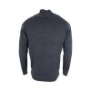 Pre End 21-100527 Malcom Zip 7550 Ανδρική Βαμβακερή Πλεκτή Μπλούζα Ζιπ Σε Κανονική Γραμμή Μπλέ 17