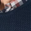 Pre End 21-100552 PELudwig o knit 7050 Ανδρικό Βαμβακερό Πλεκτό Σε Κανονική Γραμμή Μπλέ 11