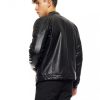 Splendid Fashion 50-201-049 Ανδρικό Κοντό Πανωφόρι Από Δερματίνη Μαύρο 10
