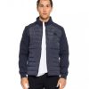 Biston Fashion 52-201-047 Ανδρικό Κοντό Ultra Light Πανωφόρι Με Γιακά Μπλέ 10
