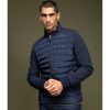 Biston Fashion 52-201-047 Ανδρικό Κοντό Ultra Light Πανωφόρι Με Γιακά Μπλέ 15
