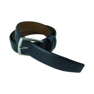 Nazareno Gabrielli IDK 908/35-blue Ανδρική Δερμάτινη Ιταλική Ζώνη Μπλέ
