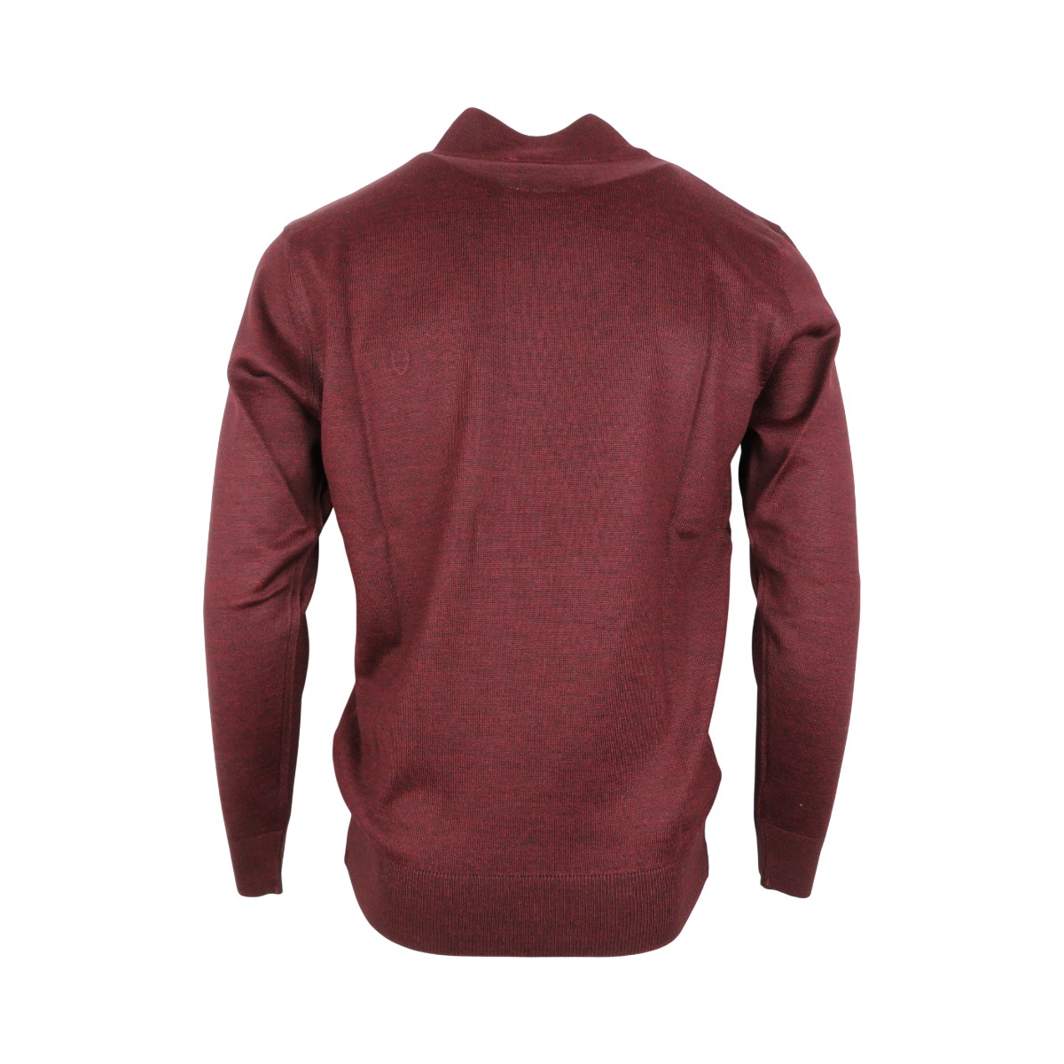 IMG_4632 UNIQUE 150-5 Ανδρικό Λεπτό Πλεκτό Μερινός Με Ημι-ζιβάγκο-Λουπέτο Μπορντό 6