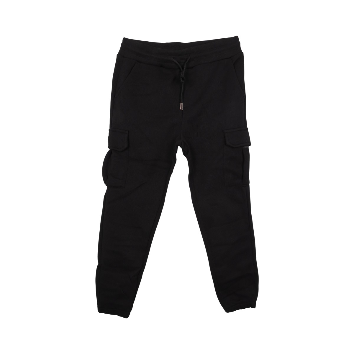 IMG_4682 Privato F-5818 F-5820 Αντρικό Σετ Φούτερ Με Κουκούλα Και Παντελόνι cargo Με Λάστιχο Στη Μέση Και Στον Αστράγαλο Μαύρο 7