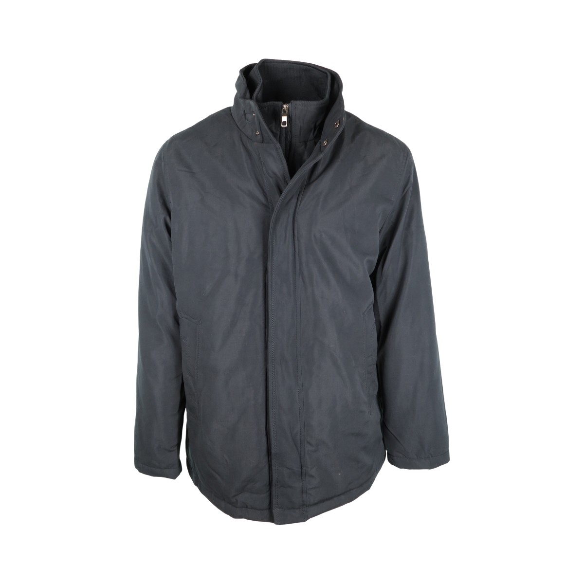 IMG_4705 Vanzeer 010-blue Ανδρικό Κλασσικό Χειμερινό Μπουφάν Μπλέ 3