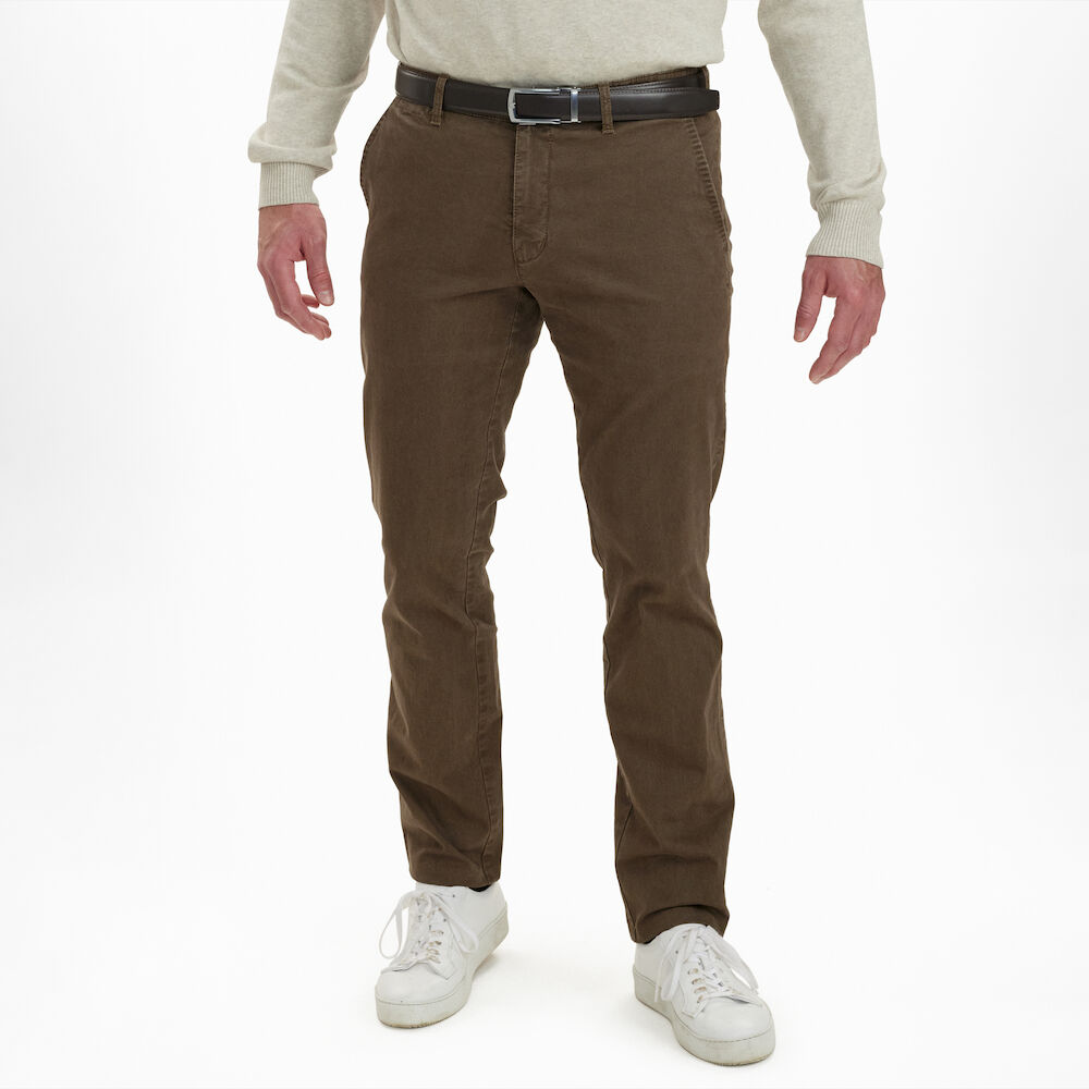 S_M_F_423317-8217-235_1 SUNWILL 423317-8217-235 Ανδρικό Παντελόνι Βαμβακερό Σε ίσια Γραμμή Και Άνετο Ελαστικό Ύφασμα Καφέ Ανοιχτό 9
