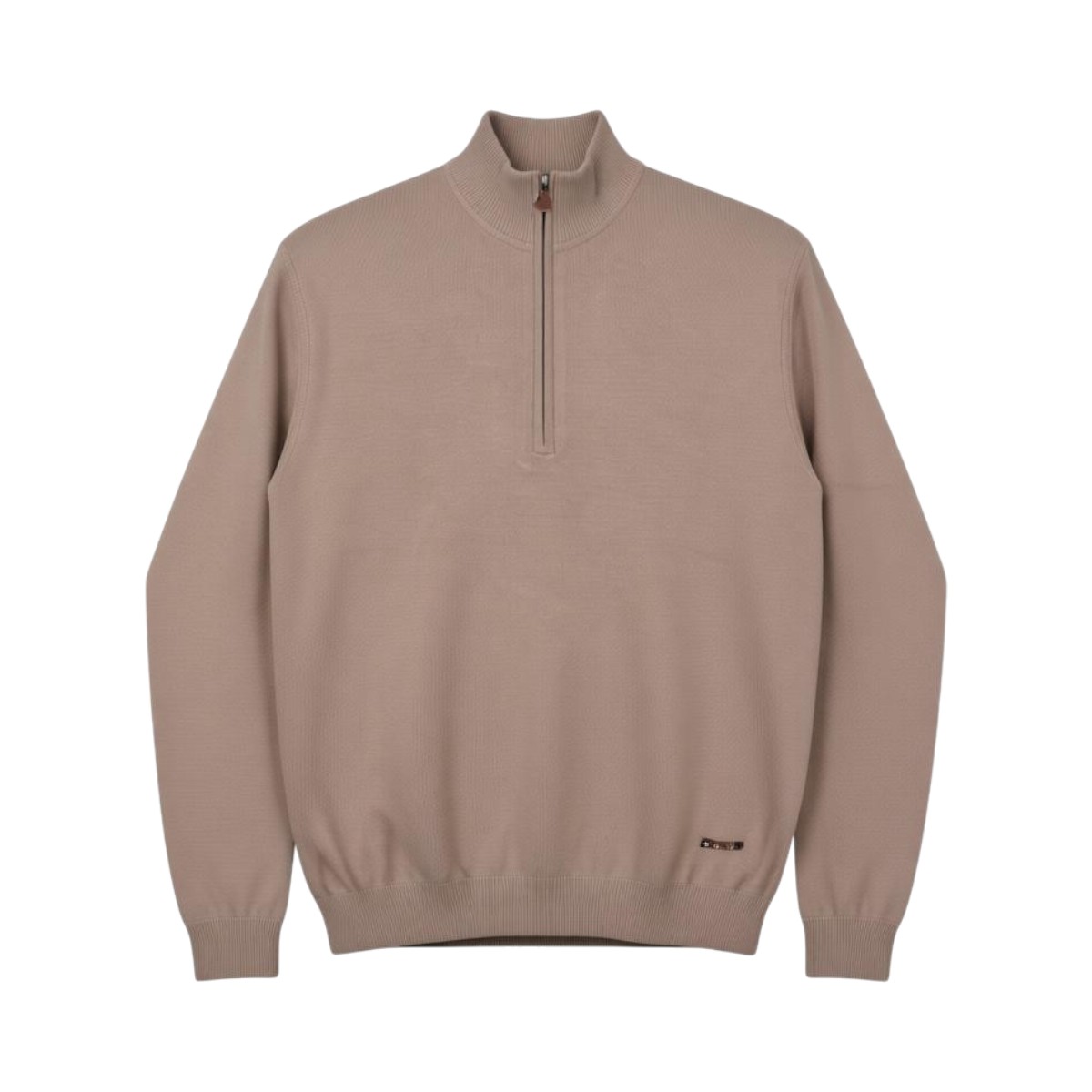 ghost-mannequin-7198b3f8-b19f-47d5-bb87-b2da0fa67c65 REVAL W25RV02102-2 Ανδρικό Λεπτό πλεκτό Ζίπ Με Μαλλί Κανονική Γραμμή Μπέζ 5