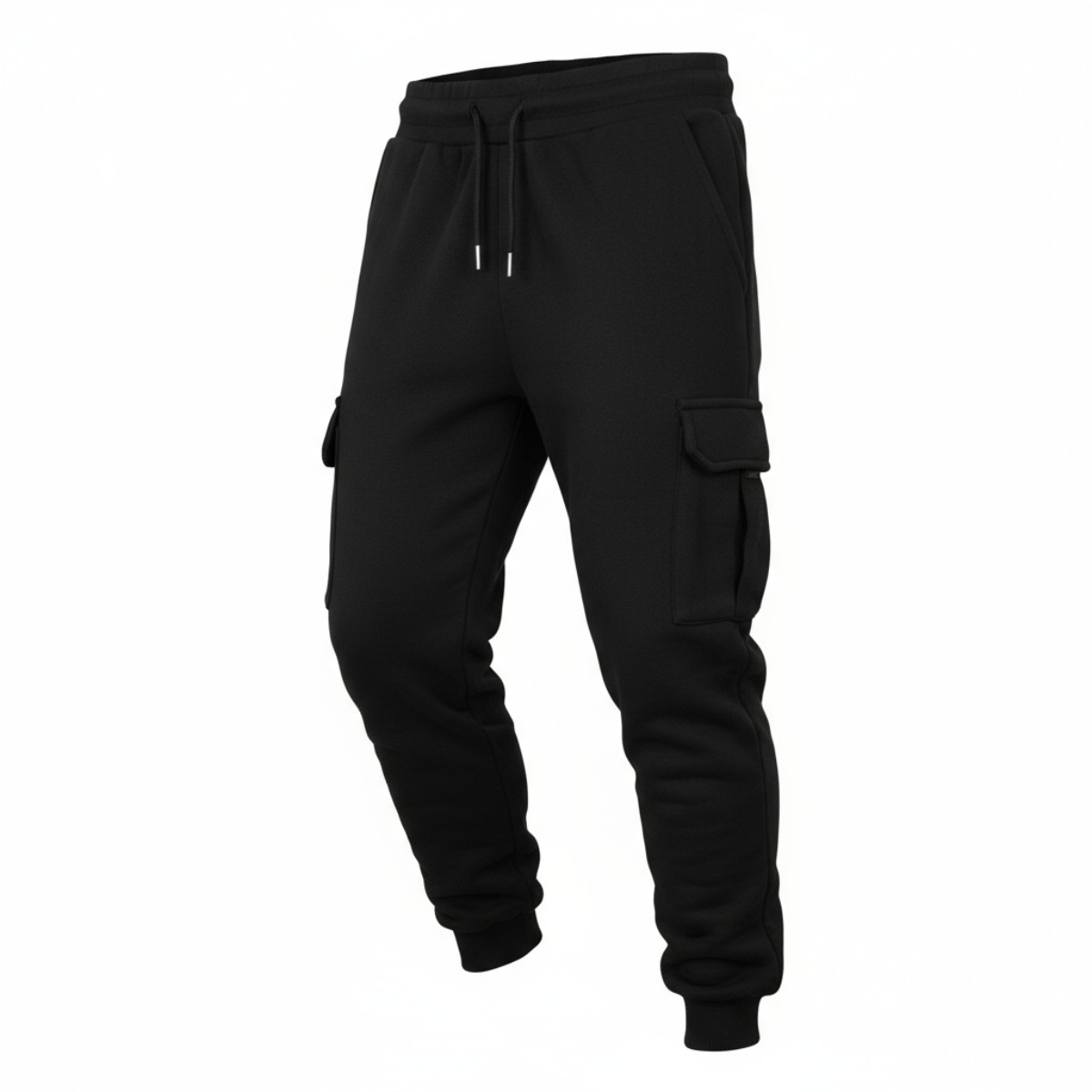 μαυρο (1) Privato F-5818 F-5820 Αντρικό Σετ Φούτερ Με Κουκούλα Και Παντελόνι cargo Με Λάστιχο Στη Μέση Και Στον Αστράγαλο Μαύρο 5