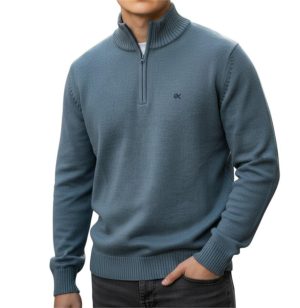 Explosion 1018-1 Ανδρικό Πλεκτό Ζίπ Με Φερμουάρ Πετρόλ