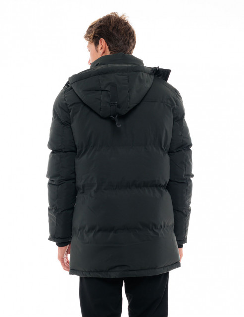 48-201-004#051#3-492x639 Splendid Fashion 48-201-004 Ανδρικό Ντεμί Μπουφάν Πράσινο Σκούρο 6