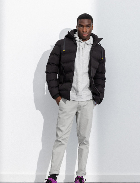 50-201-067#010#4-492x639 Splendid fashion 50-201-067 Ανδρικό Κοντό Μπουφάν Με Αποσπώμενη Κουκούλα Μαύρο 7