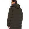 Splendid fashion 52-201-111 Ανδρικό Μακρύ Μπουφάν Με Ενσωματωμένη Κουκούλα Πράσινο Σκούρο 11