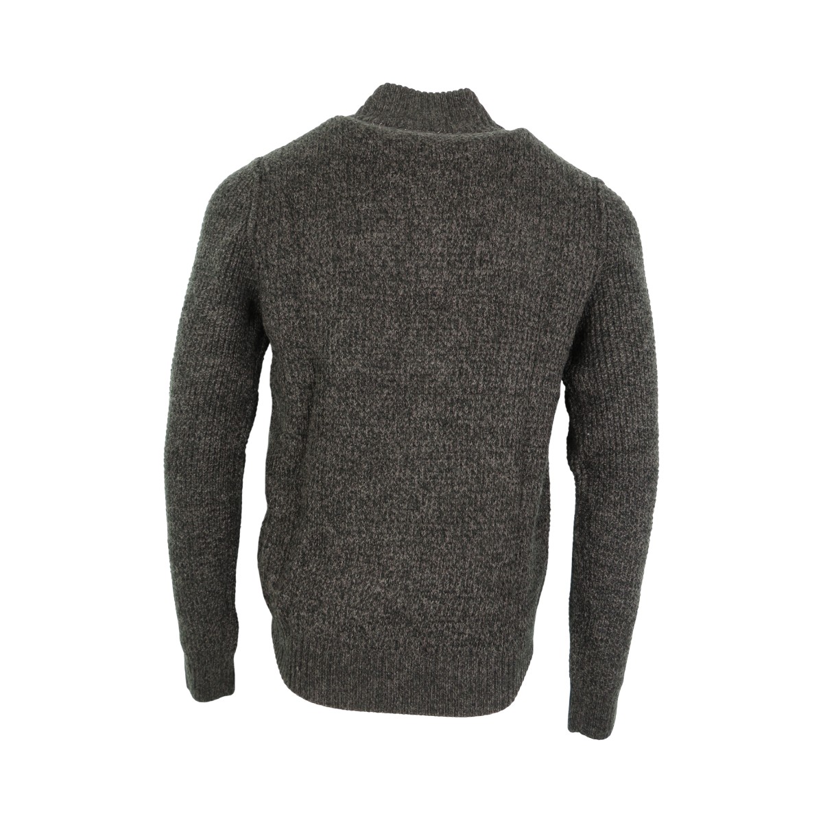 IMG_4646 Privato Bakers ΑΜ-038-2 Ανδρικό Πλεκτό Χοντρή Πλέξη Γκρί Σκούρο 6