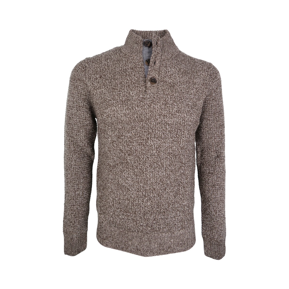 IMG_4647 Privato Bakers ΑΜ-038-3-1 Ανδρικό Πλεκτό Χοντρή Πλέξη Χακί Μελανζέ 3