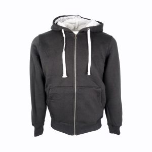 Privato Boy friend 7521-1 Ανδρική Ζακέτα Φούτερ Με Κουκούλα Μαύρη