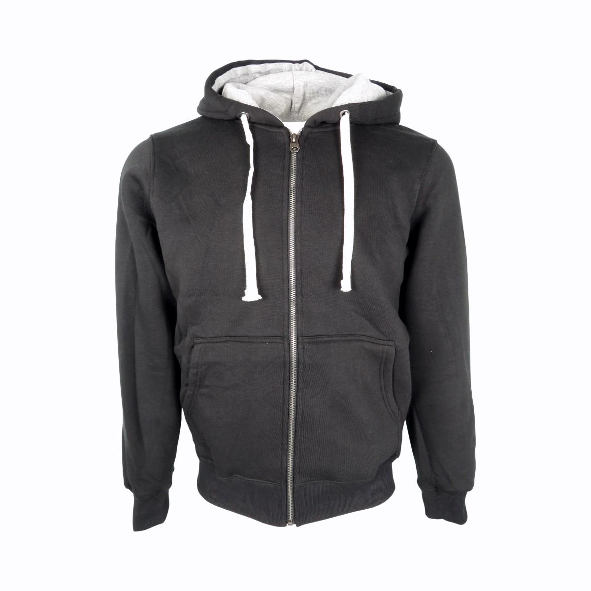 IMG_4666 Privato Boy friend 7521-1 Ανδρική Ζακέτα Φούτερ Με Κουκούλα Μαύρη 2