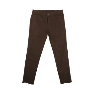Mastino M978-15 Ανδρικό Βαμβακερό Παντελόνι Chinos Σε ίσια Γραμμή Καφέ