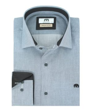 Makis Tselios TN245 B1380.2 Ανδρικό Πουκάμισο Βαμβακερό Σε Κλασσική Γραμμή Γκρί