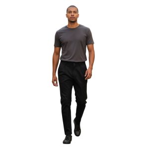 Privato ART B4187 Ανδρικό Χειμερινό Παντελόνι Με Πιέτα Και Λάστιχο στο πίσω μέρος της μέσης Μαύρο